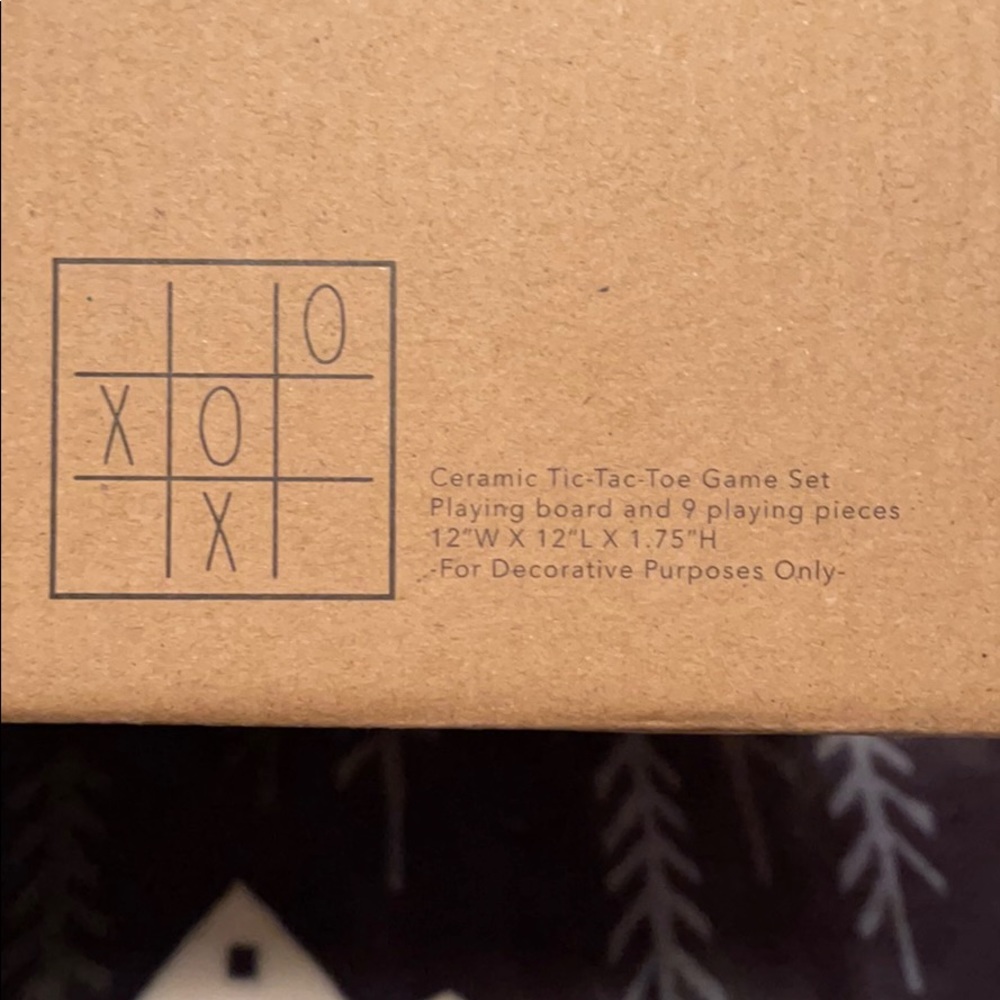 Never open Rae Dunn Tic-Tac-Toe mini Mug game. - Picture 4 of 4